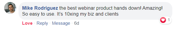 webinarkit review testimonials facebook 5